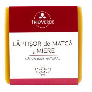Săpun cu lăptișor de matcă și miere Trio Verde