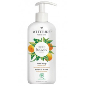 Sapun lichid vitamina C cu extract din frunze de portocal Superleaves, 473 ml - ATTITUDE