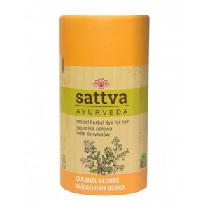 Vopsea de par Blond Caramel, 150gr – Sattva Ayurveda