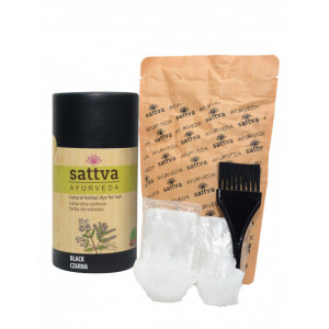 Vopsea Henna Negru, 150gr – Sattva Ayurveda