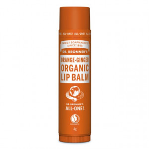 Balsam de buze organic Portocala si Ghimbir 4 grame - Dr Bronner