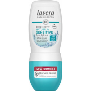 Deodorant roll-on BIO Natural & Sensitiv 48h, Basis Sensitiv - LAVERA