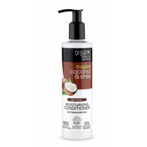 Balsam de par bio hidratant Coconut & Shea, 280 ml - Organic Shop
