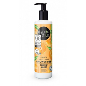 Gel de dus bio cu mango si mandarine, Tangerine & Mango - Organic Shop