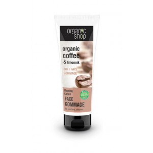 Gomaj bland pentru ten cu cafea Morning Coffee, 75 ml - Organic Shop