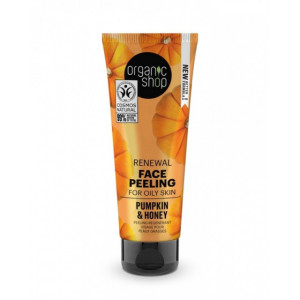 Peeling regenerant pentru ten gras Pumpkin & Honey, 75ml - Organic Shop