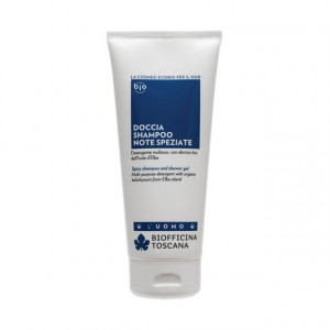 Sampon si gel de dus cu note lemnoase, 200ml - Biofficina Toscana