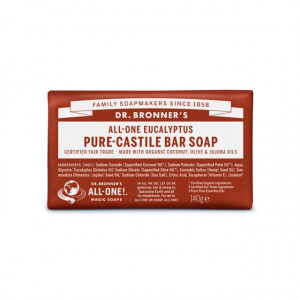 Sapun solid de Castilia, aroma Eucalipt 140g - Dr Bronner