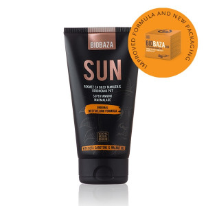 Crema acceleratoare bronzanta cu beta-caroten si uleiuri naturale, SUN, Biobaza, 150 ml