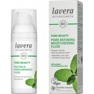 Fluid hidratant cu menta pentru inchiderea porilor, ten gras 50ml - LAVERA