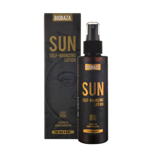 Lotiune naturala pentru bronzare, Biobaza Sun, 150 ml