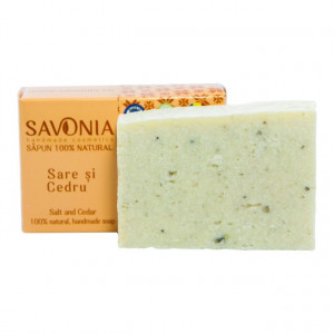 Sapun Natural Sare si Cedru - Savonia