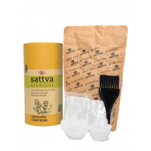 Vopsea de par Blond Inchis, 150gr – Sattva Ayurveda