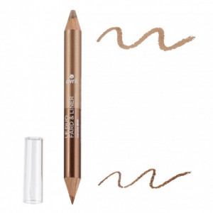 Creion ochi DUO Bronz si Bej Auriu - Avril