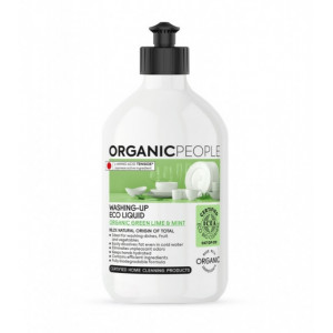 Detergent ecologic pentru vase Green Lime & Mint, 500ml - Organic People