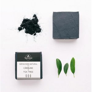 Sapun cu carbune si tea tree-Trio Verde