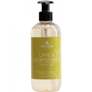 Săpun lichid de mâini cu Lime și Grapefruit 300ml - Trio verde