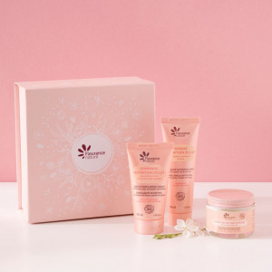 Set cadou Fleurance Nature – Intense Nutrition Bio pt ten uscat (crema, gomaj, masca))