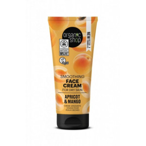 Crema calmanta pentru ten uscat Apricot & Mango, 50ml - Organic Shop