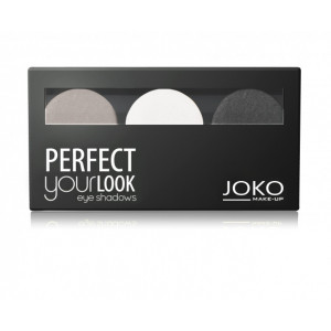Paleta de farduri de pleoape cu trei culori JOKO TRIO 302