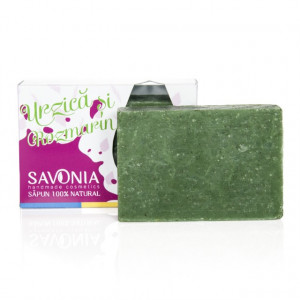 Sampon solid par gras cu urzica si rozmarin - Savonia
