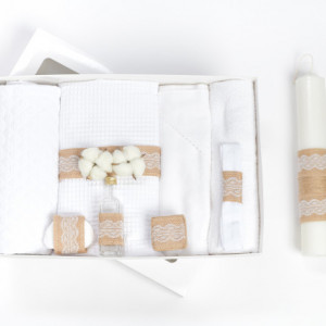 Set trusou si lumanare IUTA / DANTELA