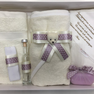Trusou botez URSULET MIC - lila