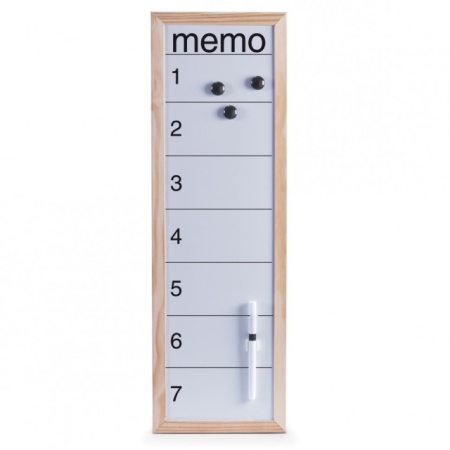 PANOU MEMO GRI DIN METAL,20 X 60 CM,ZELLER