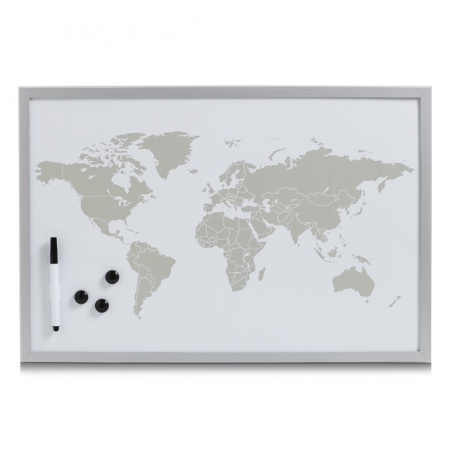 PANOU MEMO GRI DIN METAL 40X 60 CM WORLD
