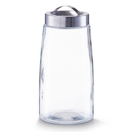 Borcan sticla 2000ml + capac inox Ø12,5x26