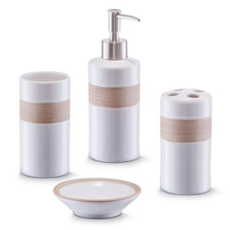 Set accesorii baie ceramica - 4 piese