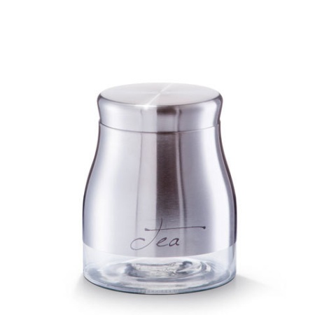 Borcan depozitare ceai 900ml inox Ø11,5x14