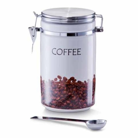 Doza cafea ceramica/inox