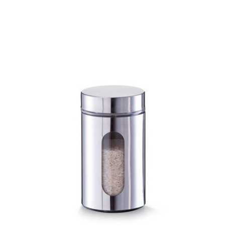Recipient depozitare 750ml metal cromat,ZELLLER E