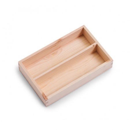 ORGANIZATOR MARO DIN LEMN,2 COMPARTIMENTE,ZELLER