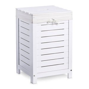 Cos pentru rufe alb 35x35x55cm
