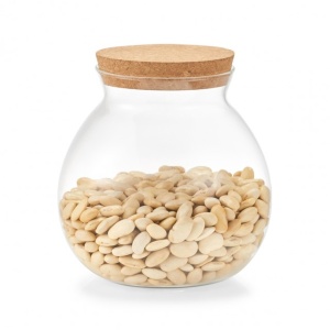 Borcan cu capac din pluta,1700 ml