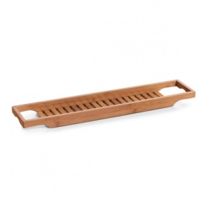Suport din lemn de bambus,pentru accesorii baie 14,3 x 70 cm