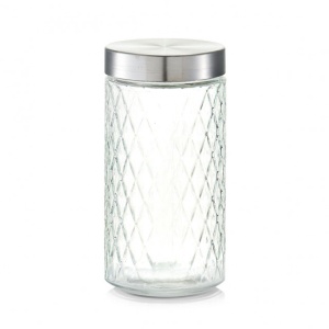BORCAN DIN STICLA CU CAPAC DIN METAL,1500 ML.,ZELLER