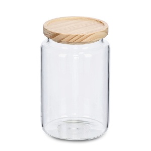 BORCAN DE DEPOZITATE,CAPAC LEMN,1270 ML,ZELLER