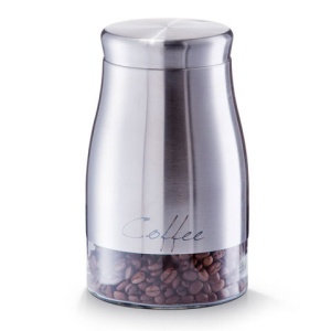 Borcan depozitare cafea 1300ml inox Ø11,5x19