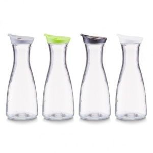 Carafa sticla cu capac,900 ml.