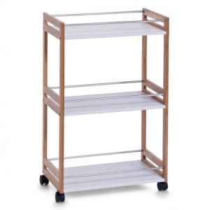 Carucior pentru baie bambus/MDF