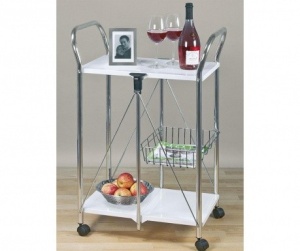 Carucior pliabil pentru bucatarie Sunny White Wenko