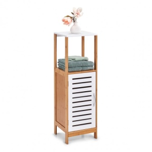 Dulap baie + 2 rafturi bambus/MDF