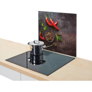 Placa sticla- protectie perete,modeHILI