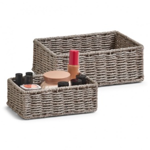 SET 2 COSURI DIN HARTIE MESH GREY,ZELLER