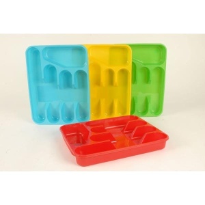 Suport tacamuri - 5 compartimente 33x25x4,5cm
