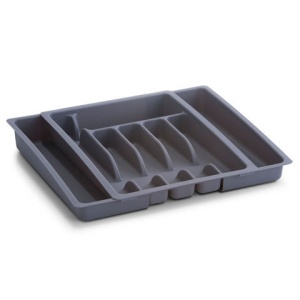 Suport tacamuri plastic extensibil 28-48x38x6,5cm,GRI