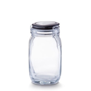 Borcan sticla cu capac 1500 ml